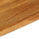 BLAT STOŁU Z NATURALNĄ KRAWĘDZIĄ 90X30X2,5CM DREWNO MANGO