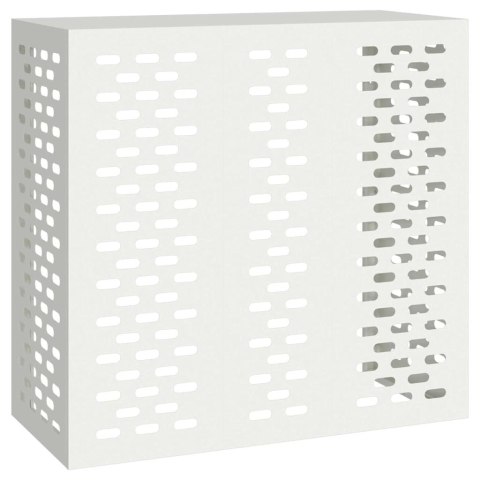 OSŁONA OBUDOWA KLIMATYZATORA POMPY CIEPŁA BIAŁA 110X50X105CM STAL