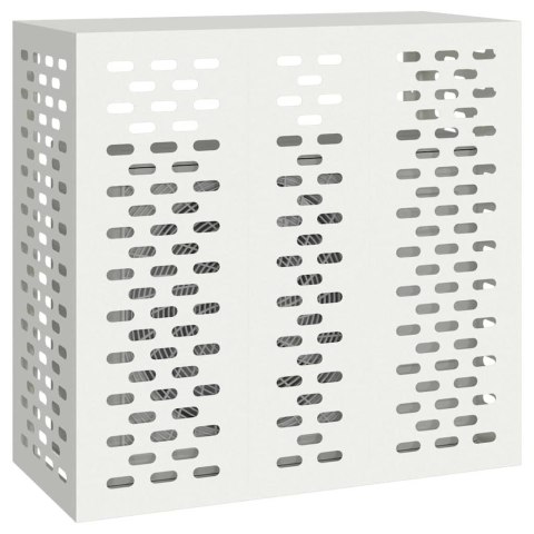 OSŁONA OBUDOWA KLIMATYZATORA POMPY CIEPŁA BIAŁA 110X50X105CM STAL