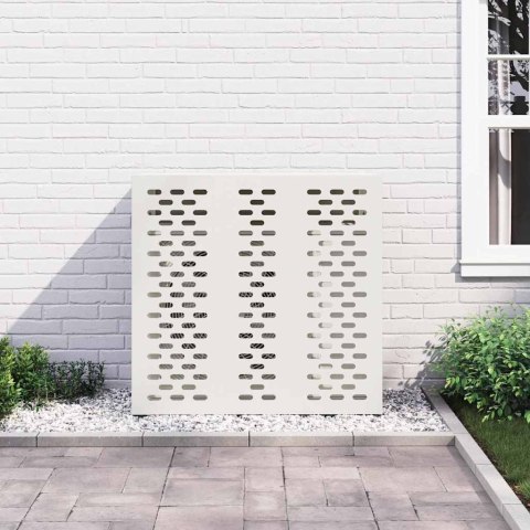 OSŁONA OBUDOWA KLIMATYZATORA POMPY CIEPŁA BIAŁA 110X50X105CM STAL