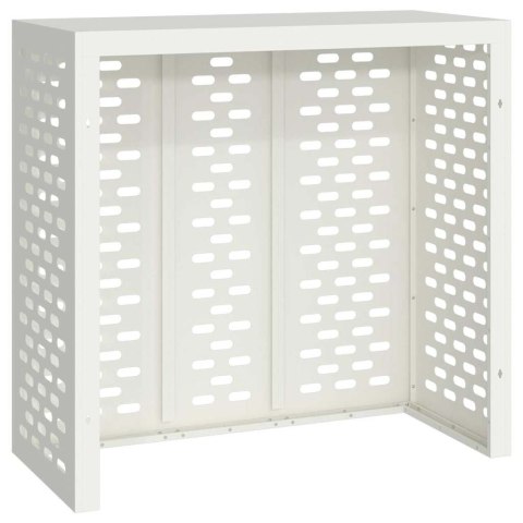 OSŁONA OBUDOWA KLIMATYZATORA POMPY CIEPŁA BIAŁA 110X50X105CM STAL