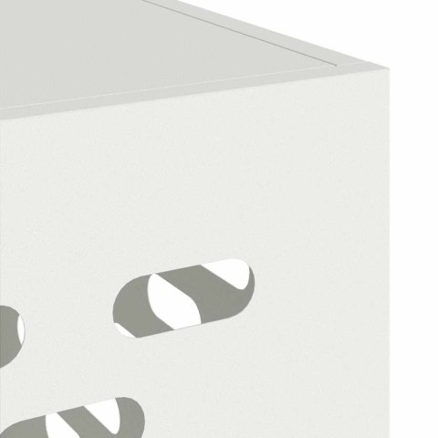 OSŁONA OBUDOWA KLIMATYZATORA POMPY CIEPŁA BIAŁA 110X50X105CM STAL