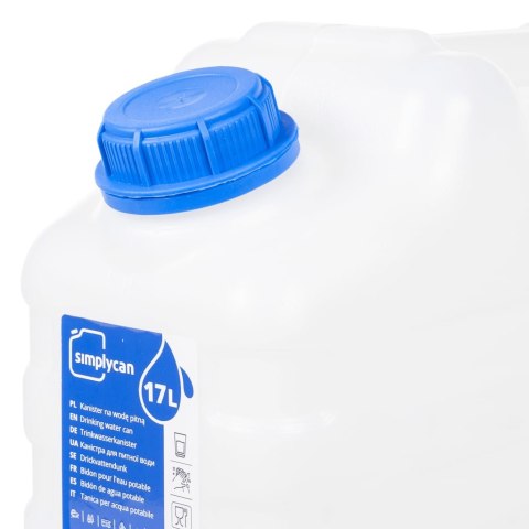 POJEMNIK NA WODĘ Z KRANIKIEM DOZOWNIK MYDŁA 15 L HDPE BIWAK KEMPING TURYSTY
