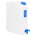 POJEMNIK NA WODĘ Z KRANIKIEM DOZOWNIK MYDŁA 20 L HDPE BIWAK KEMPING TURYSTY