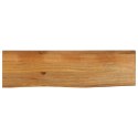 BLAT STOŁU Z NATURALNĄ KRAWĘDZIĄ 100X40X2,5CM DREWNO MANGO