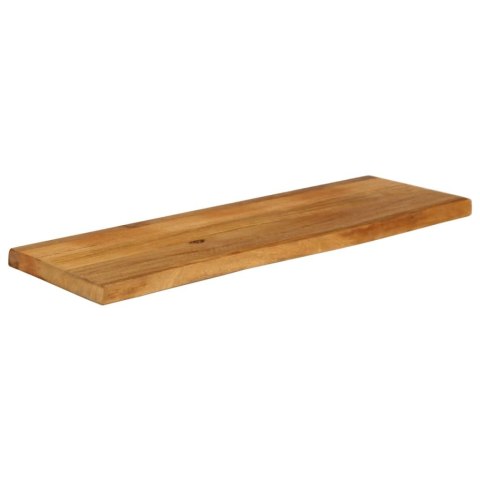 BLAT STOŁU Z NATURALNĄ KRAWĘDZIĄ 100X40X2,5CM DREWNO MANGO