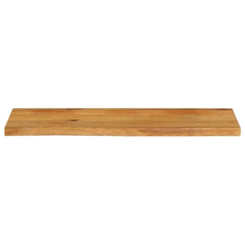 BLAT STOŁU Z NATURALNĄ KRAWĘDZIĄ 100X40X2,5CM DREWNO MANGO