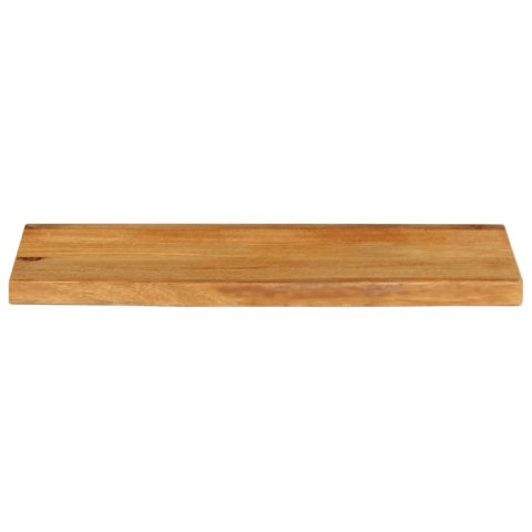 BLAT STOŁU Z NATURALNĄ KRAWĘDZIĄ 80X30X2,5CM DREWNO MANGO