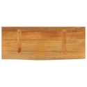 BLAT STOŁU Z NATURALNĄ KRAWĘDZIĄ 80X30X2,5CM DREWNO MANGO