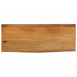 BLAT STOŁU Z NATURALNĄ KRAWĘDZIĄ 90X20X2,5CM DREWNO MANGO