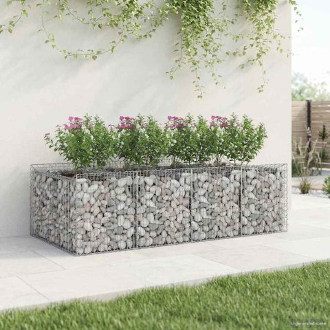 DONICA GABIONOWA KOSZ GABIONOWY 200X100X60CM 2 SZTUKI STAL OCYNKOWANA GABIONY