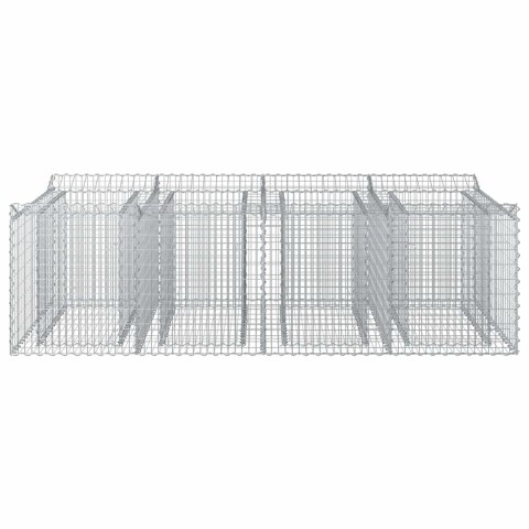 DONICA GABIONOWA KOSZ GABIONOWY 200X100X60CM 2 SZTUKI STAL OCYNKOWANA GABIONY