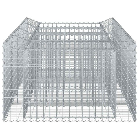 DONICA GABIONOWA KOSZ GABIONOWY 200X100X60CM 2 SZTUKI STAL OCYNKOWANA GABIONY