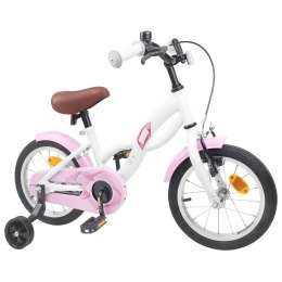 VidaXL Rower Dziecięcy 12 Cali dla dzieci w wieku 2-4 lata Biały