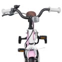 VidaXL Rower Dziecięcy 12 Cali dla dzieci w wieku 2-4 lata Biały