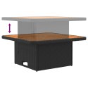 2 SZTUKA ŚRODKOWA SOFA OGRODOWA Z PODNOSZONYM STOLIKIEM