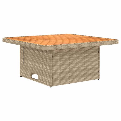 2 SZTUKA ŚRODKOWA SOFA OGRODOWA Z PODNOSZONYM STOLIKIEM