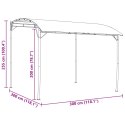 VidaXL Altana 3 x 3 x 2,55 m zielony Tkanina i aluminium 180
