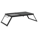 VidaXL Składany Grill Campingowy Czarny 31,5 x 26,5 x 4 cm