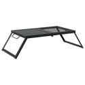 VidaXL Składany Grill Campingowy Czarny 31,5 x 26,5 x 4 cm