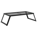 VidaXL Składany Grill Campingowy Czarny 58 x 31 x 2 cm Stal stopowa