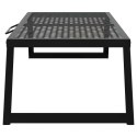 VidaXL Składany Grill Campingowy Czarny 58 x 31 x 2 cm Stal stopowa