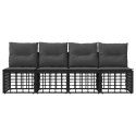 VidaXL Sofa ogrodowa 4-osobowa bez podłokietników 4 pcs