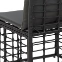 VidaXL Sofa ogrodowa 4-osobowa bez podłokietników 4 pcs