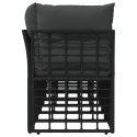 VidaXL Sofa ogrodowa 4-osobowa z lewym podłokietnikiem 4 pcs