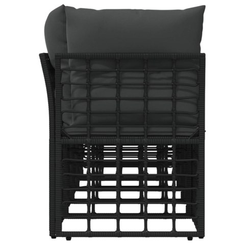 VidaXL Sofa ogrodowa 4-osobowa z lewym podłokietnikiem 4 pcs