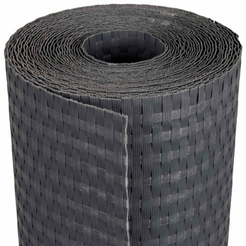 EKRAN BALKONOWY CIEMNOSZARY 600X80CM POLIRATTAN