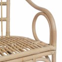 VidaXL Krzesło składane naturalny 58 x 60 x 81 cm rattan