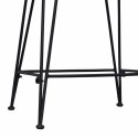 VidaXL Stołek barowy 2 pcs naturalny 44 x 45 x 76 cm Rattan i Stal