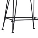 VidaXL Stołek barowy 2 pcs naturalny 44 x 54 x 96 cm Rattan i Stal