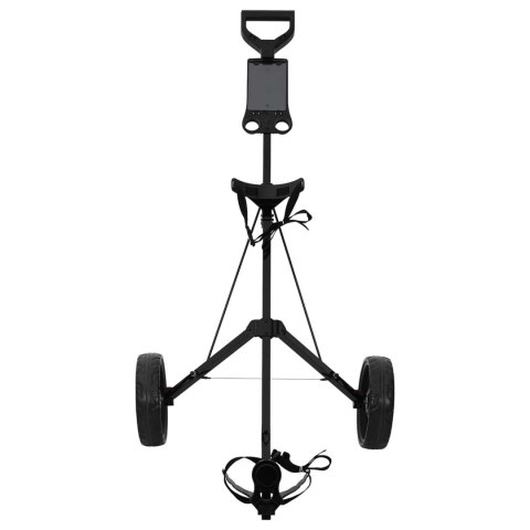 VidaXL Wózek golfowy Czarny 66 x 65 x 112 cm Żelazo