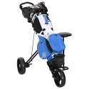 VidaXL Wózek golfowy z siedziskiem Czarny 95 x 69 x 114 cm Żelazo
