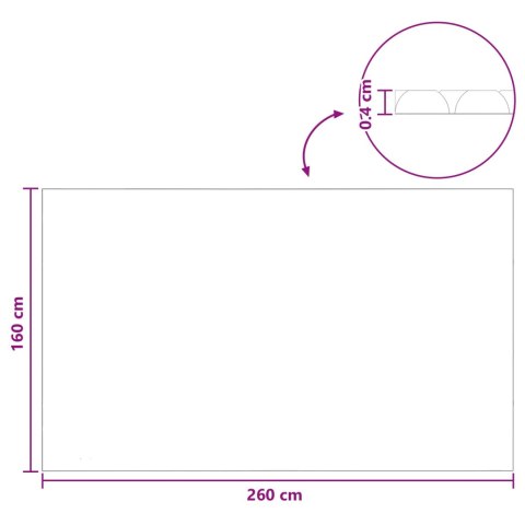 VidaXL Pokrywa Basenowa Ekstra Ciężka niebieski 260 x 160 cm PE
