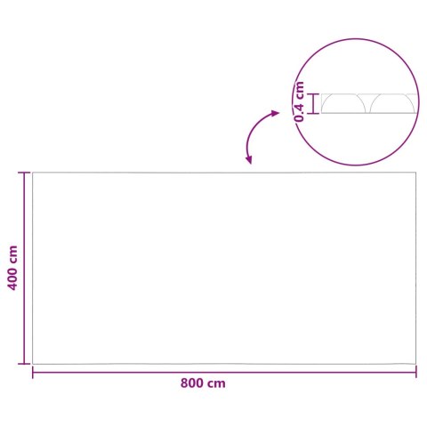 VidaXL Pokrywa Basenowa niebieski 800 x 400 cm PE