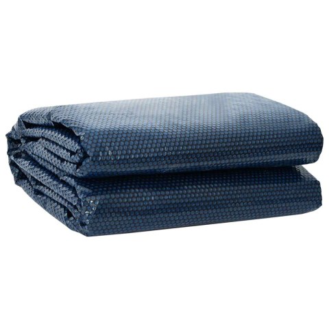 VidaXL Pokrywa na basen Wysokiej Jakości Czarny i niebieski PE