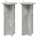 VidaXL Stojak na rośliny 2 pcs Betonowy szary 29,5 x 29,5 x 60 cm