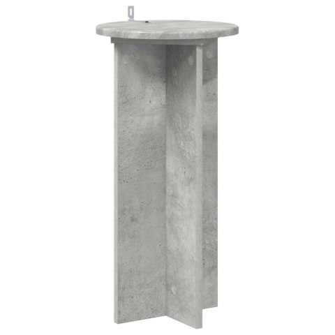 VidaXL Stojak na rośliny 2 pcs Betonowy szary 29,5 x 29,5 x 60 cm
