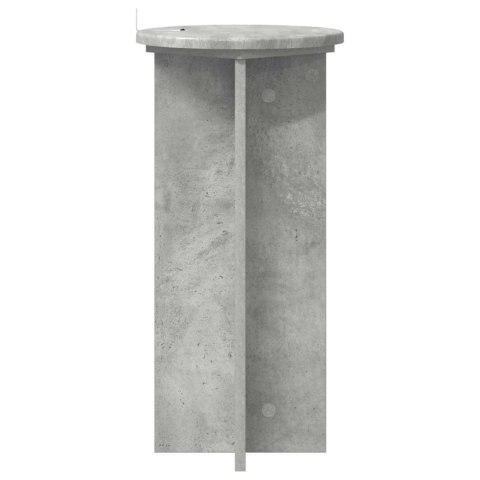 VidaXL Stojak na rośliny 2 pcs Betonowy szary 29,5 x 29,5 x 60 cm