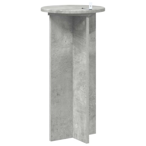 VidaXL Stojak na rośliny 2 pcs Betonowy szary 29,5 x 29,5 x 60 cm