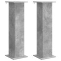 VidaXL Stojak na rośliny 2 pcs Betonowy szary 30,5 x 30 x 100,5 cm