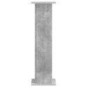 VidaXL Stojak na rośliny 2 pcs Betonowy szary 30,5 x 30 x 100,5 cm