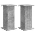 VidaXL Stojak na rośliny 2 pcs Betonowy szary 30,5 x 30 x 60,5 cm