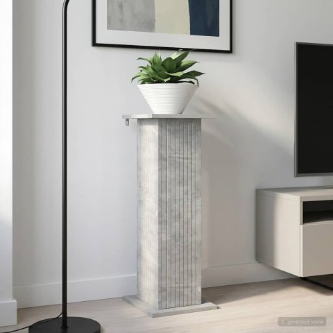 VidaXL Stojak na rośliny 2 pcs Betonowy szary 30,5 x 30 x 80,5 cm