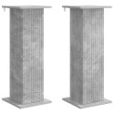 VidaXL Stojak na rośliny 2 pcs Betonowy szary 30,5 x 30 x 80,5 cm