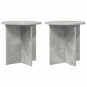 VidaXL Stojak na rośliny 2 pcs Betonowy szary 40 x 40 x 40 cm