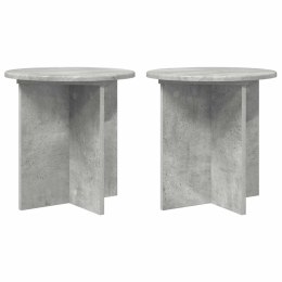 VidaXL Stojak na rośliny 2 pcs Betonowy szary 40 x 40 x 40 cm